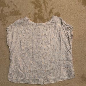 Floral linen too with buttons on back